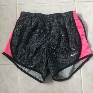 Cheetah print nike shorts